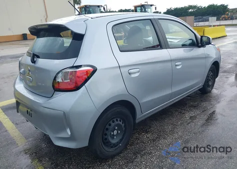 2024 Mitsubishi Mirage Es/Le из США, поврежденный, VIN ML32AUHJXRH033213